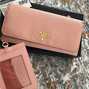 Prada Blush Pink Women's Wallet